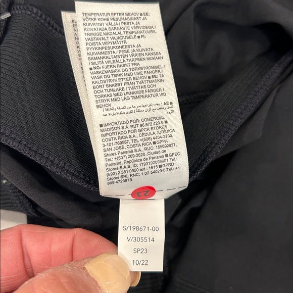 Athleta Brooklyn Mid Rise Ankle Pant in Black Plus Size 18 NWT - Picture 7 of 16